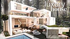 BLOXBURG: Modern Luxury Mansion House [NO LARGEPLOT] || Realistic House Build