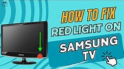 Samsung TV Won't Turn On Flashing Red Light [FIX!!] | Samsung TV Blinking Red