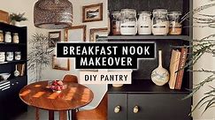 EXTREME Breakfast Nook Makeover + DIY Pantry | XO, MaCenna