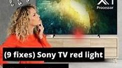 (9 Fixes) Sony TV Red Light Blinking 6 Times [2023]
