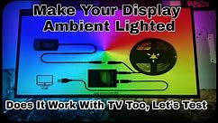 Ambient Light Dream Screen LED Light Strip Unboxing, Setup Tutorial, Testing in PC And Android TV