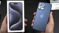 iPhone 15 Pro Max Blue Titanium Unboxing!