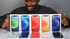 iPhone 12 All Colors Unboxing: Blue, Red, Green, White & Black