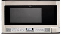 Sharp 1.5 Cu. Ft. Stainless Steel Over-The-Counter Carousel Microwave Oven - R1214TY