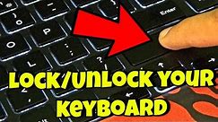 How to lock and unlock keyboard 2023