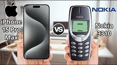 iPhone 15 Pro Max vs NOKIA 3310 - Can It Beat The Invincible Brick?