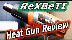 REXBETI Portable Hot Air Gun review - Good for bending PETG Tubing