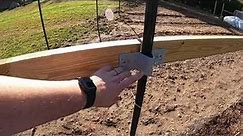 Easy T-Post Garden Fence