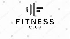 Gym Fitness Club Logo Design Template Stock Vector (Royalty Free) 1445775356 | Shutterstock