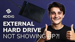 [EXTERNAL HARD DRIVE NOT SHOWING UP] 5 Ways to Fix Hard Drive Not Detected Issue