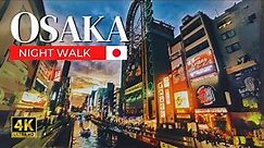 Dotonbori, Osaka 🇯🇵 4k walk in Lightening Thunderstorm 🌧️ Exclusive Travel Experience 1