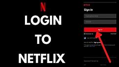 Netflix Login: How to Login to Netflix | Netflix Login Sign in