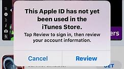 Review Apple ID ( Fixed This Apple iD Has Not Yet Been Used in The iTunes Store ( Latest 2023 )