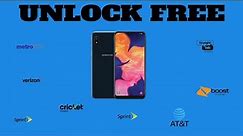 Unlock Samsung Galaxy A10e - SIM Unlock Samsung A10e