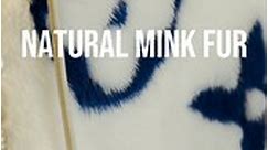 Louis Vuitton Monogram Natural Mink Fur Zipped Hoodie