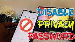 Vivo | Disable App Lock | Disable Privacy And App Encryption Password in Vivo Y15