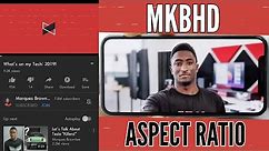 How To Do MKBHD Aspect Ratio!