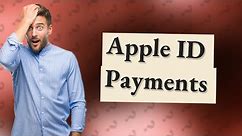Can you pay using Apple ID?