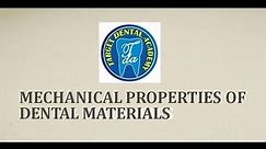 Physical, Mechanical, Thermal, Rheological Properties of Dental Material | NEET MDS | Video Lectures