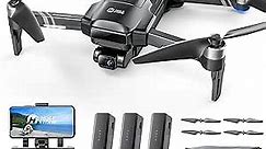 Holy Stone HS600 Drones with Camera for Adults 4K, FAA Remote ID Compliant, 2-Axis Gimbal & EIS Anti Shake, 3 Batteries 84-Min Flight Time, 10000 FT Range Transmission, 4K/30FPS, Drone Landing Pad
