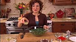 Mediterranean Kale - An Easy To Make Raw Food Recipe With Pine Nuts & Olives