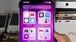 How To Use App Library on iPhone iOS 17