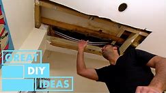 How to Patch and Repair a Hole in the Ceiling | DIY | Great Home Ideas