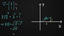 Length of a Vector in 2 Dimensions (examples)