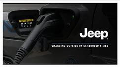 Jeep® | Wrangler 4xe Tips | Unscheduled Charging
