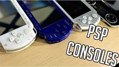 PSP Comparison 1000, 2000, 3000, GO - Difference Between the Best Handheld Console 2020 Playstation
