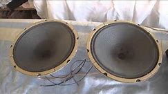 2 Vintage Magnavox 12" speakers SOUND good Music