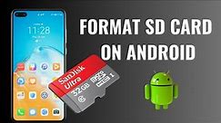 How to format an SD card in Android phone