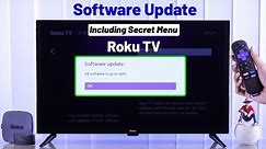 How To Update Software on Roku TV! [With Secret Remote Button Combination]