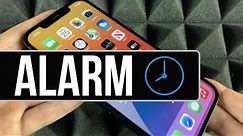 How to Set Alarm on iPhone 12 Pro Max