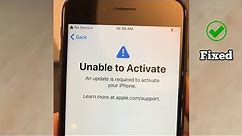 How to Fix Unable to Activate An Update is Required to Activate your iPhone? iOS 13.5.1/14