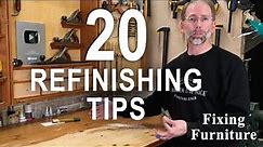 How to Refinish a Farmhouse Table and Apply a Polyurethane Finish, a Fixing Furniture Restoration