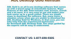 AOL Gold Reinstall Video