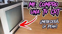 COMPRÉ una TELEVISIÓN de tubo CRT en pleno 2023 [Nuevo Mueble, Comparativa Calidad De Imagen…]