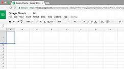 How to Change Cell Height and Width in Google Sheets