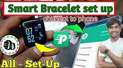 Smart Bracelet set up|How to set Time in smart bracelet