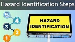 Common Steps of Hazard Identification | Understanding and Implementing Hazard Identification Steps