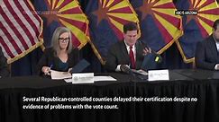 Arizona certifies 2022 vote despite GOP complaints