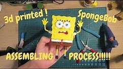 3d printed SpongeBob assembling process! | amazing 3d prints | SpongeBob SquarePants