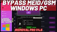 Como hacer bypass full untethered iPhone Meid/Gsm señal llamadas checkra1n iRemoval Pro Windows PC