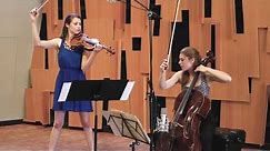 Bach Double Violin Concerto - Violin & Cello - Duo Parnas