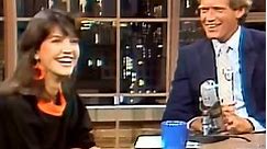 Phoebe Cates on David Letterman Show Fast Times at Ridgemont High #1982