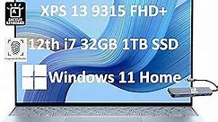 Dell XPS 13 Thin & Light Business Laptop (13.4" FHD+, Intel 10-Core i7-1250U, 32GB DDR5 RAM, 1TB SSD), Long Battery Life, Thunderbolt 4, Webcam, Backlit, Fingerprint, Wi-Fi 6E, IST HUB, Win 11 Home