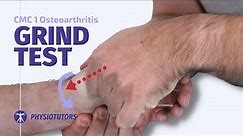 Grind Test | CMC 1 Osteoarthritis