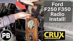 2008 - 2016 Ford F250 F350 Radio Install