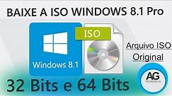 Como baixar a ISO Windows 8.1 Professional 32Bits e 64Bits Original